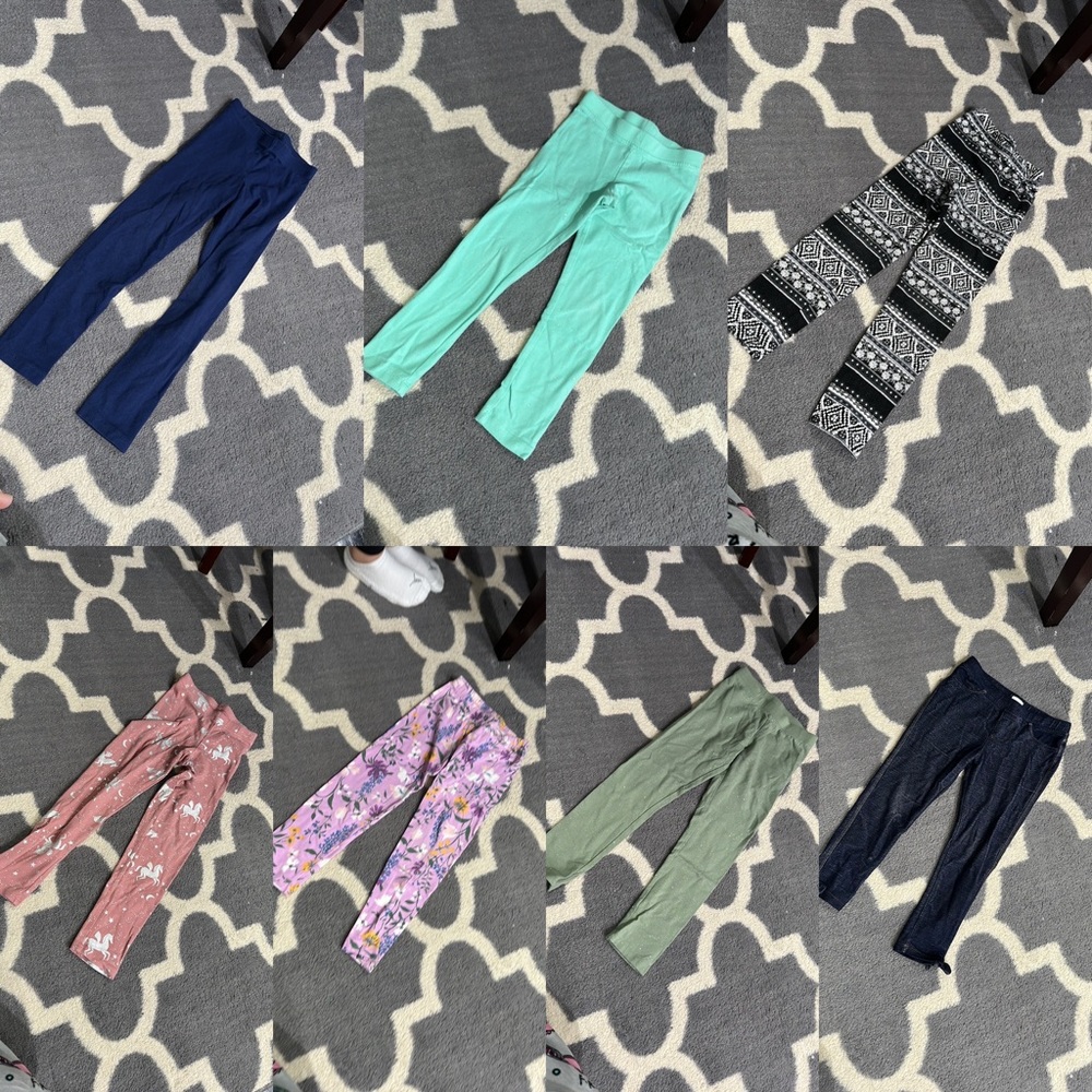 Lot of 7 pairs of leggings/jeggings XS/S
